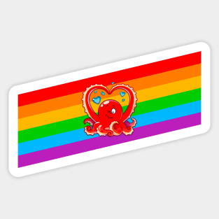 Octopus Pride Sticker